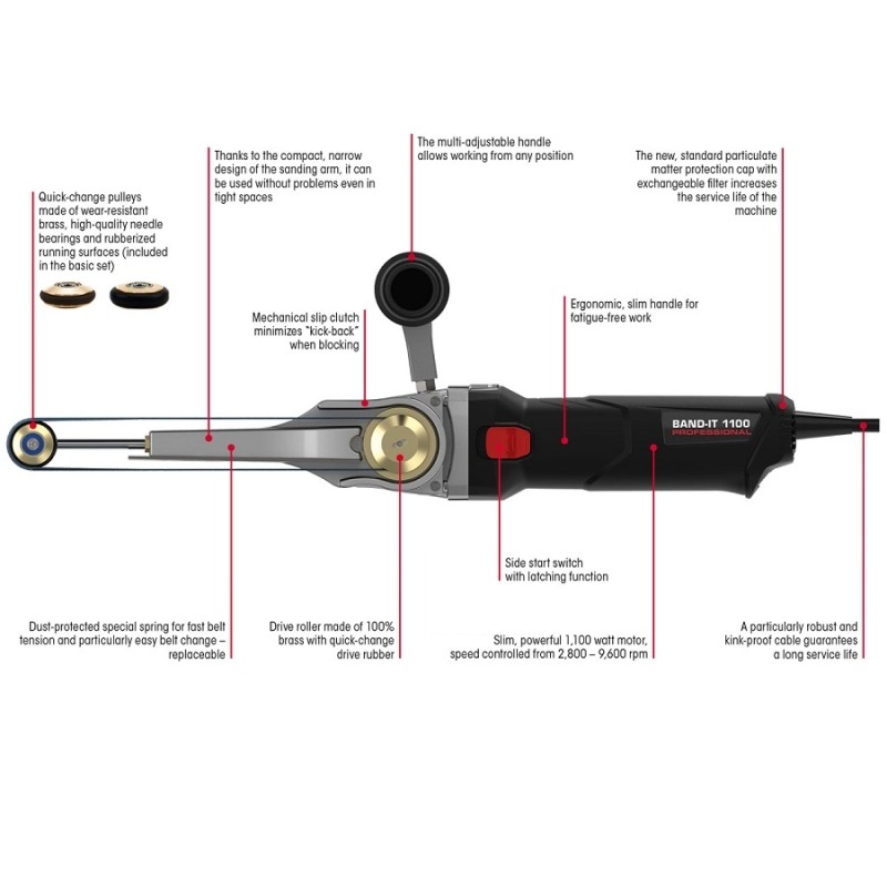 38071 60 Eisenblaetter Band-IT 1100 Power File Belt Sander | EC Hopkins Limited